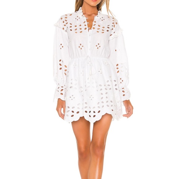 SAYLOR FREYA DRESS IN WHITE - Picture 3 of 3